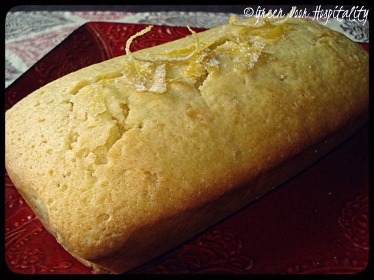 Pound Cake with Candied Lemon Peel